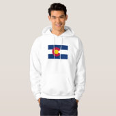 Vlag van de staat Colorado Hoodie (Voorkant volledig)