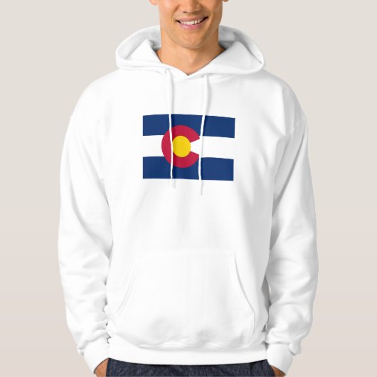 Vlag van de staat Colorado Hoodie (Voorkant)