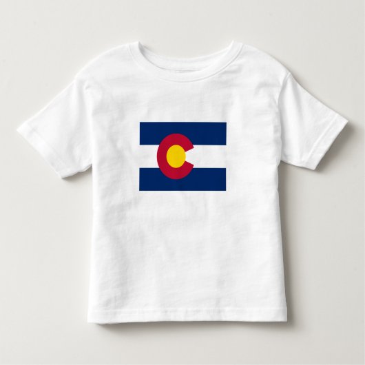Vlag van de staat Colorado Kinder Shirts (Voorkant)