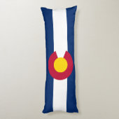 Vlag van de staat Colorado Lichaamskussen (Achterkant (Verticaal))