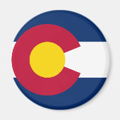 Vlag van de staat Colorado Magneet (Voorkant)