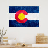 Vlag van de staat Colorado Poster (Keuken)