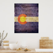 Vlag van de staat Colorado Poster (Keuken)