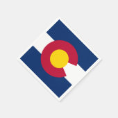 Vlag van de staat Colorado Servetten (Hoek)