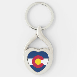 Vlag van de staat Colorado Sleutelhanger