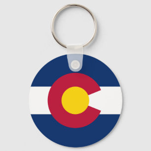 Vlag van de staat Colorado Sleutelhanger