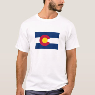Vlag van de staat Colorado T-shirt