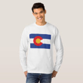 Vlag van de staat Colorado T-shirt (Voorkant volledig)