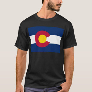 Vlag van de staat Colorado T-shirt