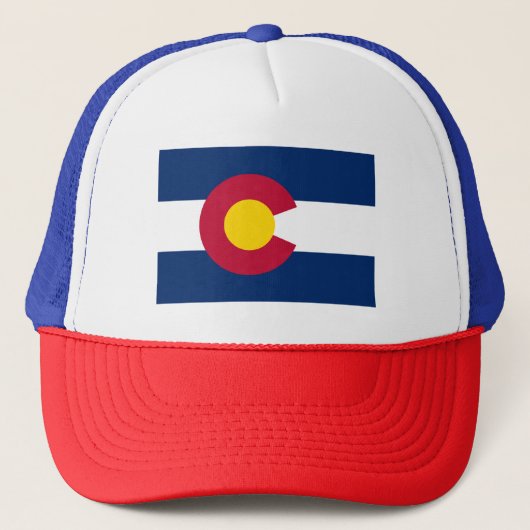 Vlag van de staat Colorado Trucker Pet (Voorkant)