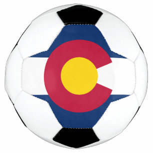 Vlag van de staat Colorado Voetbal