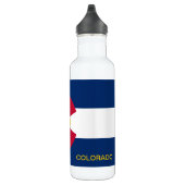 Vlag van de staat Colorado Waterfles (Rechts)