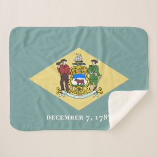 Vlag van de staat Delaware Sherpa Deken