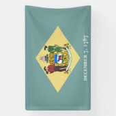 Vlag van de staat Delaware Spandoek (Verticaal)