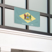 Vlag van de staat Delaware Spandoek (Buitenkant Gebouw)