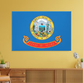 vlag van de staat Idaho Canvas Afdruk (Insitu (Woonkamer))