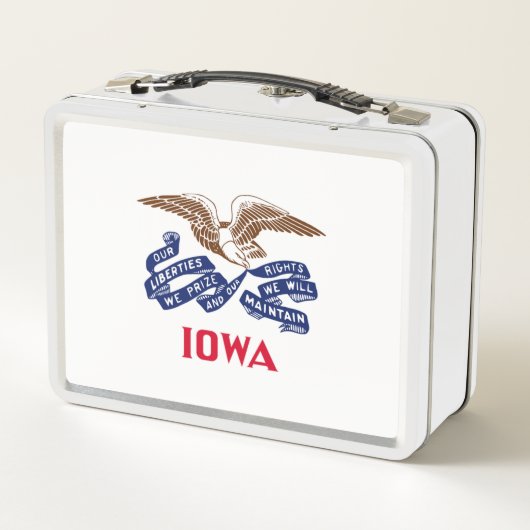 Vlag van de staat Iowa (Achterkant)