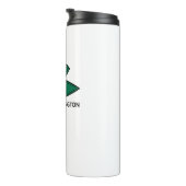 Vlag van de staat Kayak Washington Thermosbeker (Geroteerd rechts)