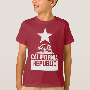 Vlag van de staat KLIFORNIË T-shirt