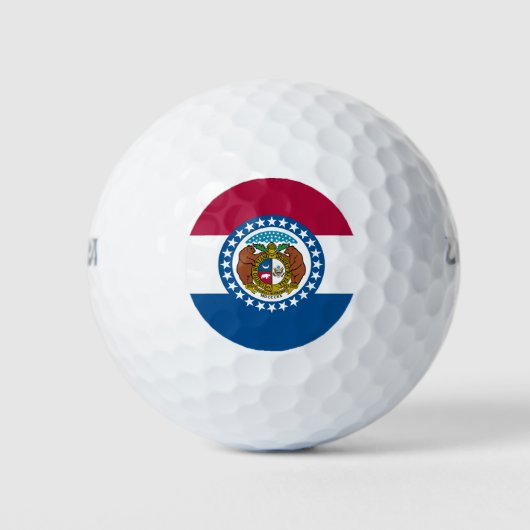 vlag van de staat Missouri Golfballen (Voorkant)