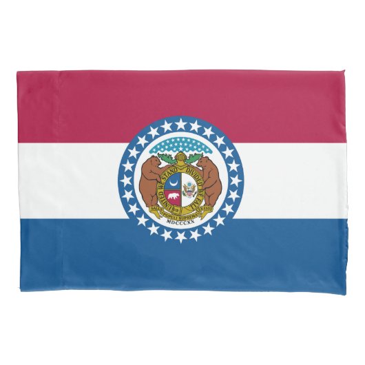 vlag van de staat Missouri Kussensloop (Voorkant)