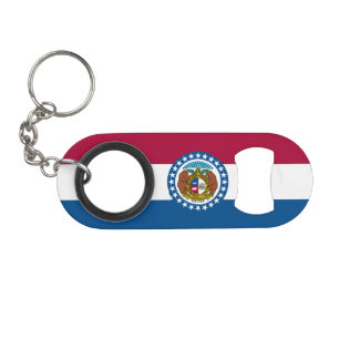 vlag van de staat Missouri Mini Flessenopener