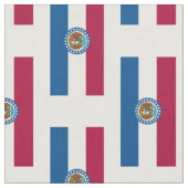 vlag van de staat Missouri Stof (Close Up)