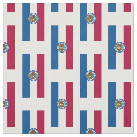 vlag van de staat Missouri Stof (Swatch)