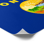 vlag van de staat Montana Poster (Hoek)