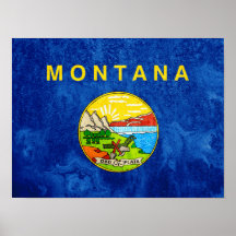 vlag van de staat Montana
