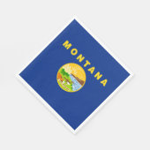 vlag van de staat Montana Servet (Hoek)