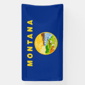 vlag van de staat Montana Spandoek (Verticaal)