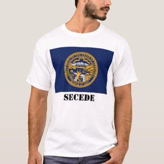 vlag van de staat nebraska, SECEDE T-shirt