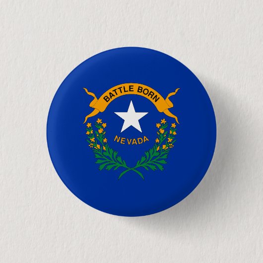 Vlag van de staat Nevada Ronde Button 3,2 Cm (Voorkant)