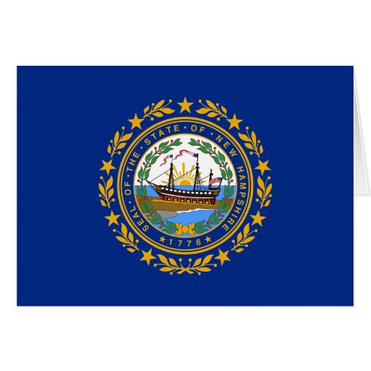 Vlag van de staat New Hampshire (Voorkant Horizontaal)