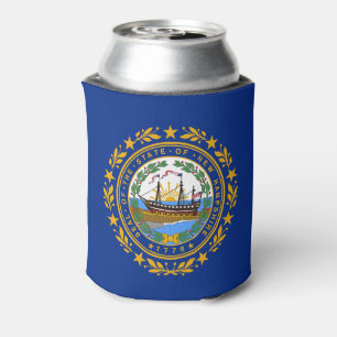Vlag van de staat New Hampshire Blikjeskoeler