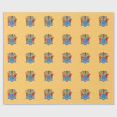 Vlag van de staat New Jersey Cadeaupapier (Vlak)