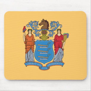 Vlag van de staat New Jersey Muismat