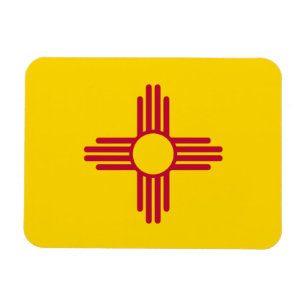 Vlag van de staat New Mexico Magneet