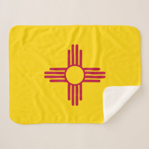 Vlag van de staat New Mexico Sherpa Deken