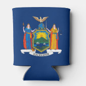 Vlag van de staat New York Blikjeskoeler (Achterkant)