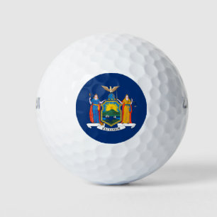 Vlag van de staat New York Golfballen