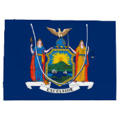 Vlag van de staat New York Groot Cadeauzakje (Achterkant)