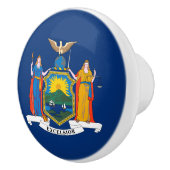 Vlag van de staat New York Keramische Knop (Rechts)