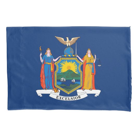 Vlag van de staat New York Kussensloop (Voorkant)