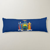 Vlag van de staat New York Lichaamskussen (Achterkant)