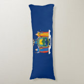 Vlag van de staat New York Lichaamskussen (Voorkant Verticaal)