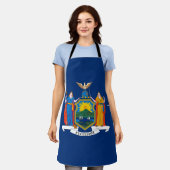 Vlag van de staat New York Schort (Gedragen)