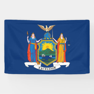 Vlag van de staat New York Spandoek