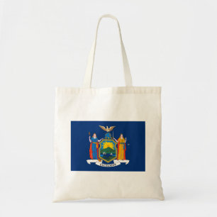 Vlag van de staat New York Tote Bag